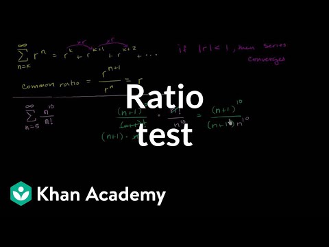 Ratio test | Series | AP Calculus BC | Khan Academy
