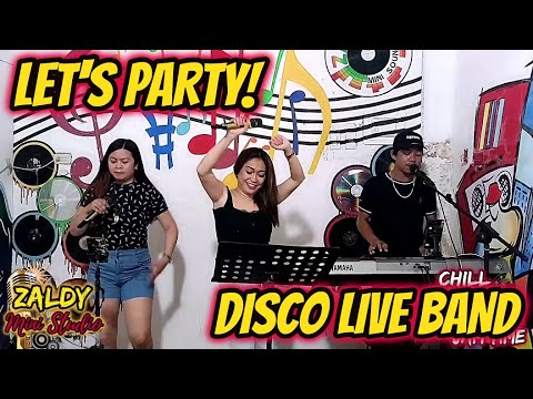 LET'S PARTY! DISCO LIVE BAND - SABEL, REA & WILBERT JAM AT ZALDY MINI STUDIO