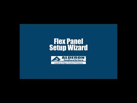 Flex Panel Setup Wizard Tutorial