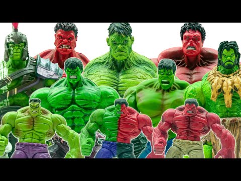 Hulk Toys Collection Go~! Red Hulk Green Hulk Grey Hulk Smash - Toys Play Time