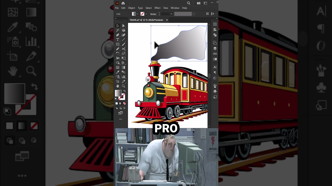 Beginner vs Pro Adobe Illustrator  #adobeillustrator #graphicdesign #tutorial