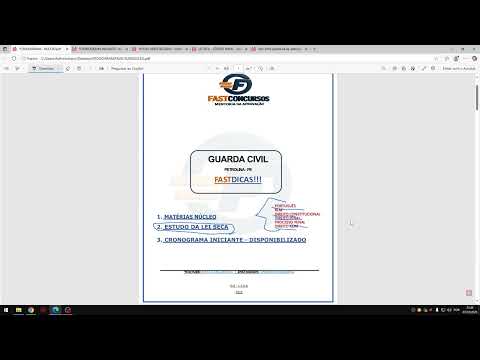 🚨 Concurso Guarda Civil Petrolina/PE: FASTDICAS e CRONOGRAMA INICIANTE (PRÉ-EDITAL).