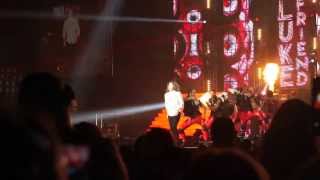 Play that funky music, Luke Friend ~ The X Factor live tour 2014 (Wembley Arena)