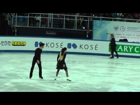 GPF 2012 Tessa VIRTUE  Scott MOIR warm up FD