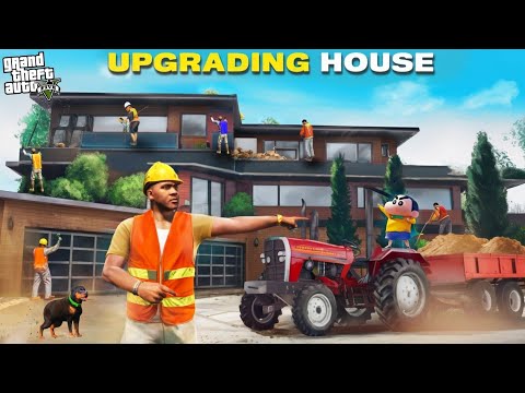 GTA 5: Franklin Shinchan & Chop Ultimate Modern Luxury House Upgrade GTA 5 !!