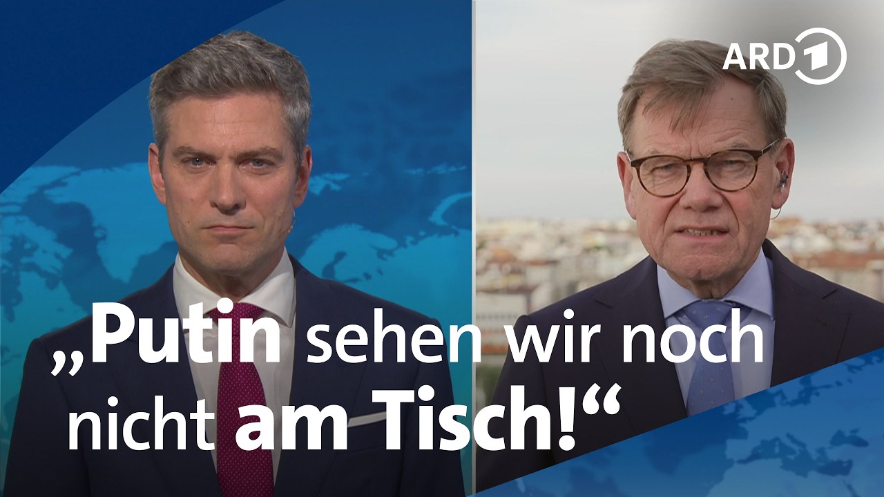 Europäer stärker an Ukraine-Verhandlungen beteiligen | tagesthemen-Interview