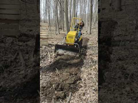 Mini Dozer at work