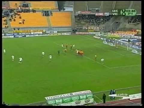 LECCE-Vicenza 3 a 1 del 14 gennaio 2001 (telecronaca secondo tempo)