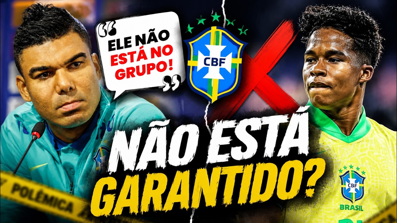FALA POLÊMICA DE CASEMIRO SOBRE ENDRICK NA SELEÇÃO BRASILEIRA