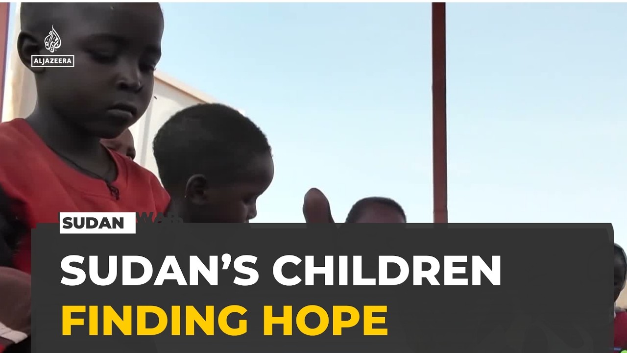 Sudan’s displaced children find refuge in makeshift schools amid war