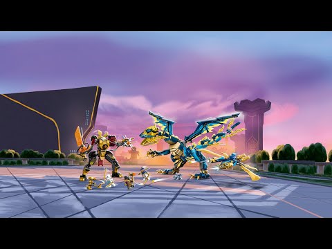 LEGO NINJAGO® Elementdraak vs. de mecha van de keizerin - 71796 | 360°