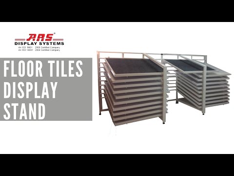 Wooden floor tiles display -wa, for promotional