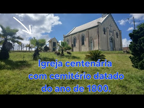 Igreja Centenária com Cemitério datado de 1800 em São Bento do Sul-SC 😱 História Escondida!