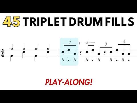 45 Triplet Drum Fills Every Drummer Should Know – Play-Along Exercises