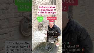 Europe's Most Safe and Least Safe Countries!!