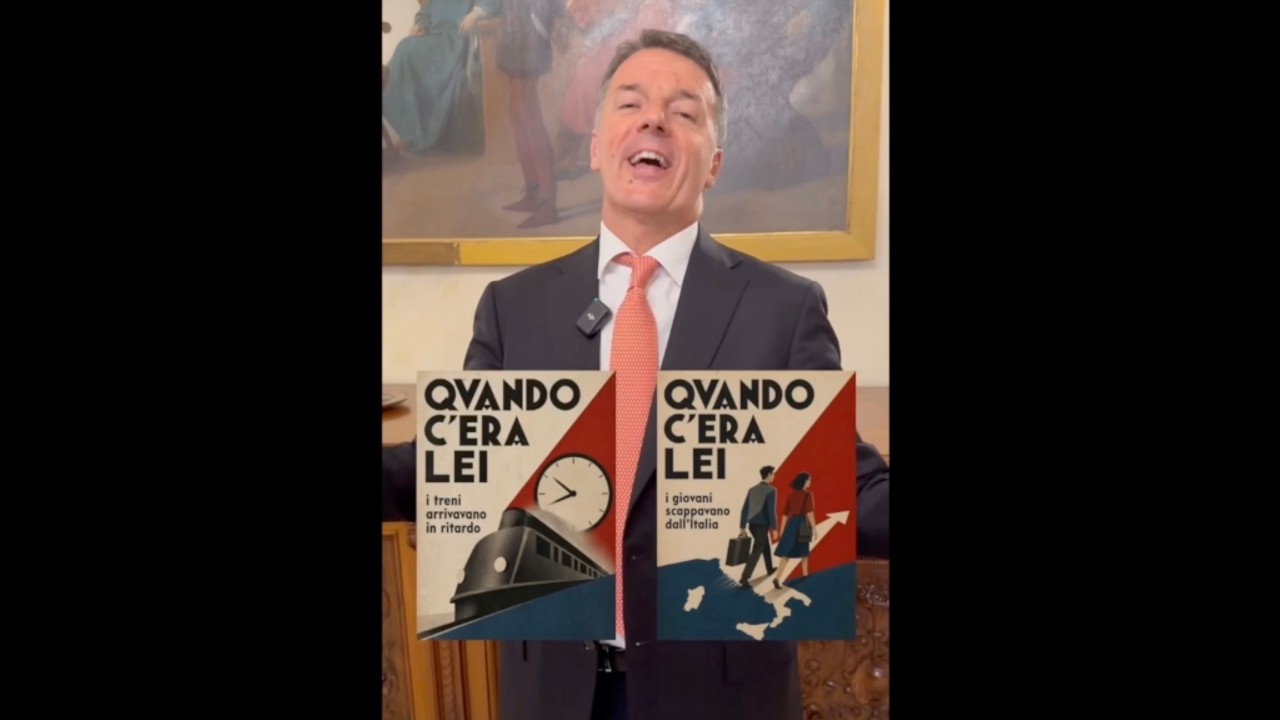 RENZI: "QVANDO C’ERA LEI, FACCIAMO DIVENTARE LA MELONI IL PASSATO CON PROPOSTE CONCRETE"