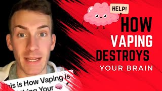 How Vaping is Ruining Your Brain