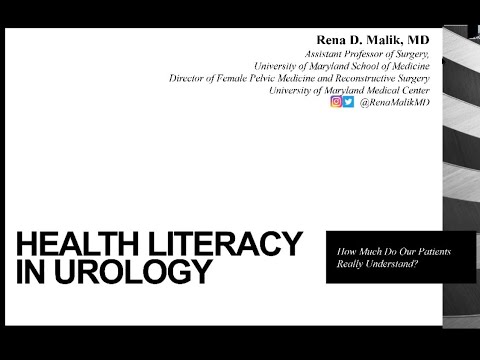 2.1.2021 Urology COViD Didactics - Health Literacy in Urology