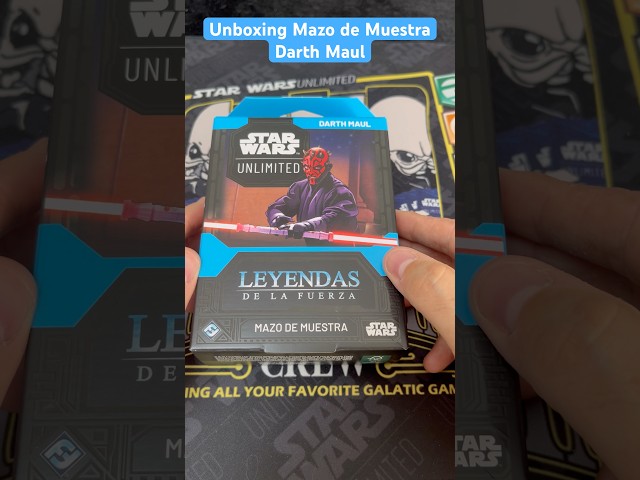 Vídeo relacionado con Asmodee FFG Star Wars Unlimited Juego De Cartas Coleccionables Leyendas de la Fuerza - Mazo de Muestra Darth Maul - Cartas exclusivas - A Partir de 12 años, 2+ Jugadores - Español