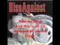 [Lyrics] Rise Against - My Life Inside Your Heart ...