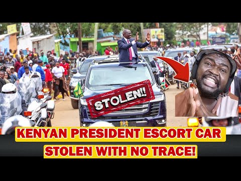 Kenyans React To PRESIDENTIAL ESCORT CAR Being STOLEN By Unknown People. Hilarious!