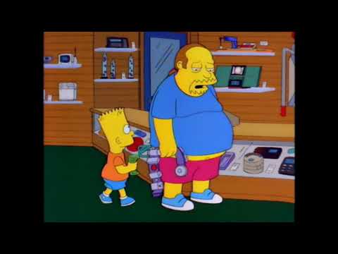 The Simpsons - Do you have a receipt, quote-unquote, sir?