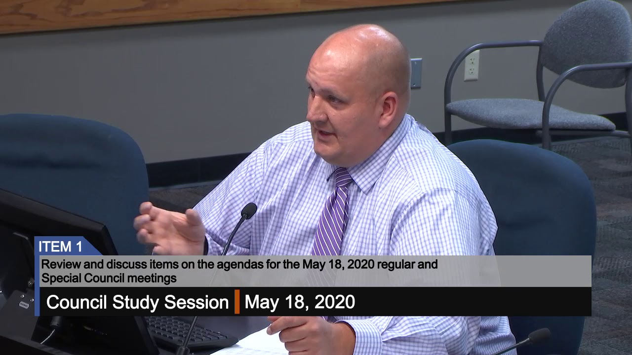 Council Study Session - 5/18/2020