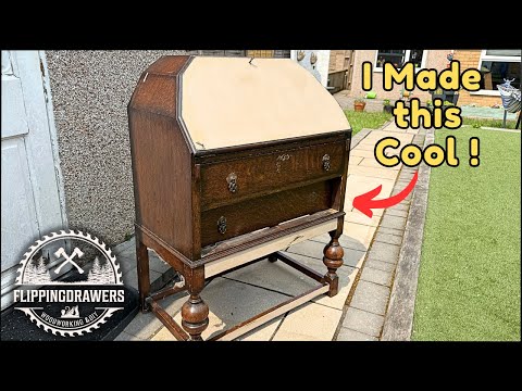 I repurposed an old bureau into something awesome.