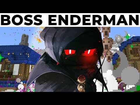 Insane Minecraft Enderman Boss Battle