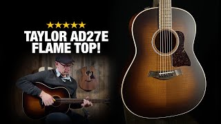 Video thumbnail for Taylor AD27e Flame Maple Top! by Acoustic Letter