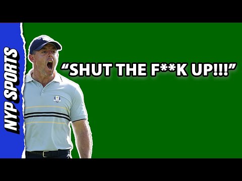 Rory tells hecklers at Ryder Cup to "shut the f**k up," then nails approach shot