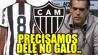 AGORA VAI! PARTE PRA CIMA DE REFORÇO CHEGAR E SER TITULAR! NOTICIAS DO GALO! NOTICIAS DO ATLETICO!