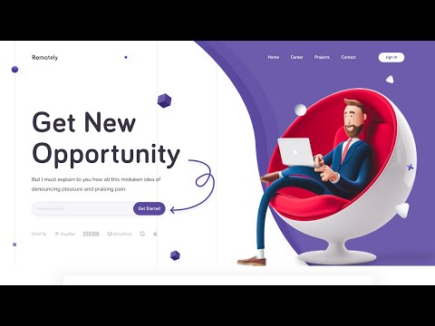 Adobe XD Web Design Tutorial | 3D Website Design