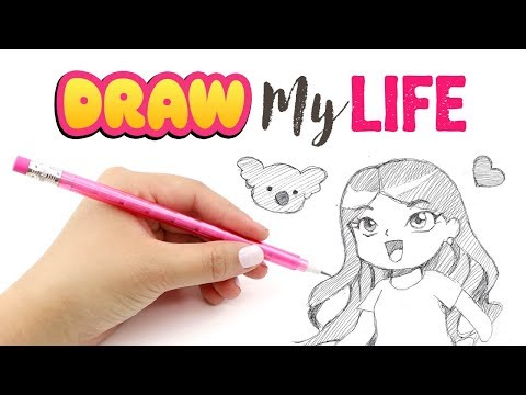Draw My Life - Maqaroon/Cute Life Hacks!! Childhood, Career, Illness & More Things You Never Knew :) Video