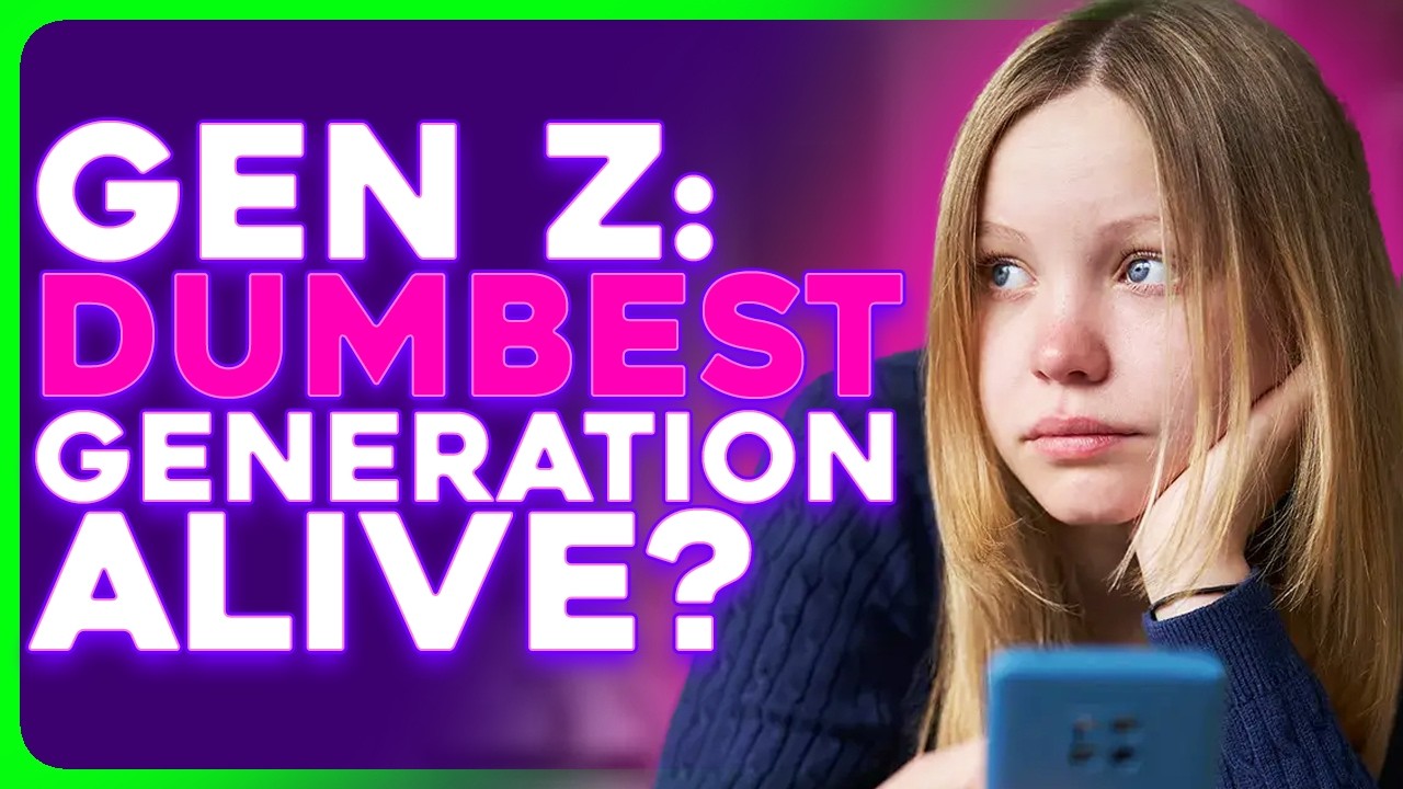 Studies Show Gen Z Is the First Generation Dumber Than the Last
