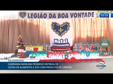 LBV promove campanha natalina para entrega de alimentos e produtos de higiene 09 12 2020