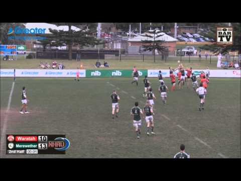2015 NHRU Minor Semi Final Premier 1 Highlights - Waratah v Merewether