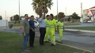 COMIENZA LA MEJORA DEL FIRME DE LA AVENIDA DE UTRERA