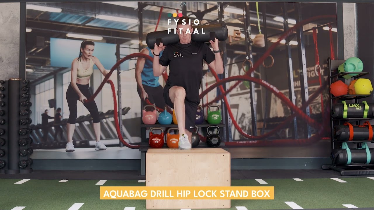 Video thumbnail: Aquabag Drill Hip Lock Stand Box — instructievideo