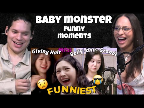 Waleska & Efra react to the FUNNIEST MOMENTS of Babymonster Baemon house edits