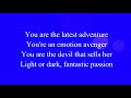 Franz Ferdinand - Darts of Pleasure LYRICS!