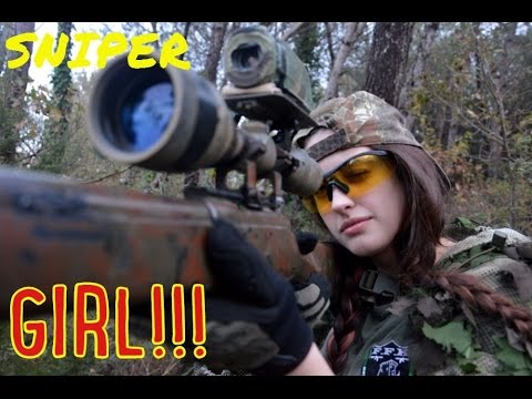 SNIPER GIRL Scope Camera Airsoft  / ITALIAN SNIPER