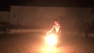 Backyard Fire Flow session (poi) pt 2