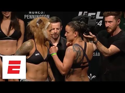 [FULL] UFC 224 official weigh-in with Amanda Nunes vs. Raquel Pennington | ESPN