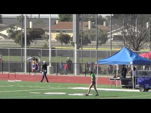 VarB 4x100 vs Edison HS 3-24-16 - Los Alamitos Boys