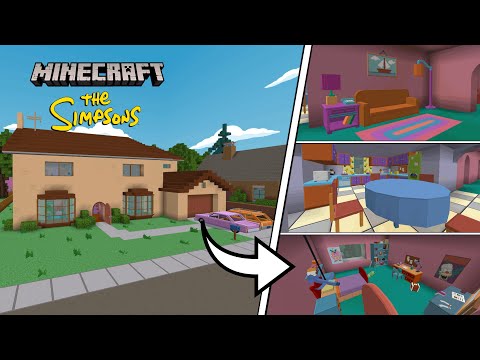 Blockster - Minecraft The Simpsons - House Tour (Springfield Part 1)