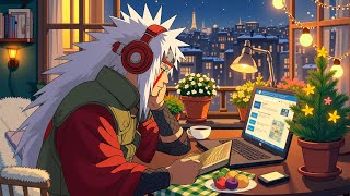 Cozy Winter Evening 🌲 Anime Lofi Hip Hop Mix ⭐ Relaxing Beats for Night Study