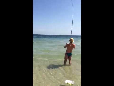 Qatar Extreme Beach Fishing