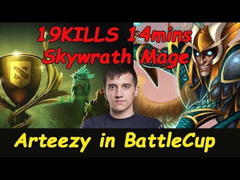 EG.Arteezy 2EZ4RTZ 14Mins 19 KILLS SkywrathMage Offlane Dominate China Server BattleCup | Dota2 7.16