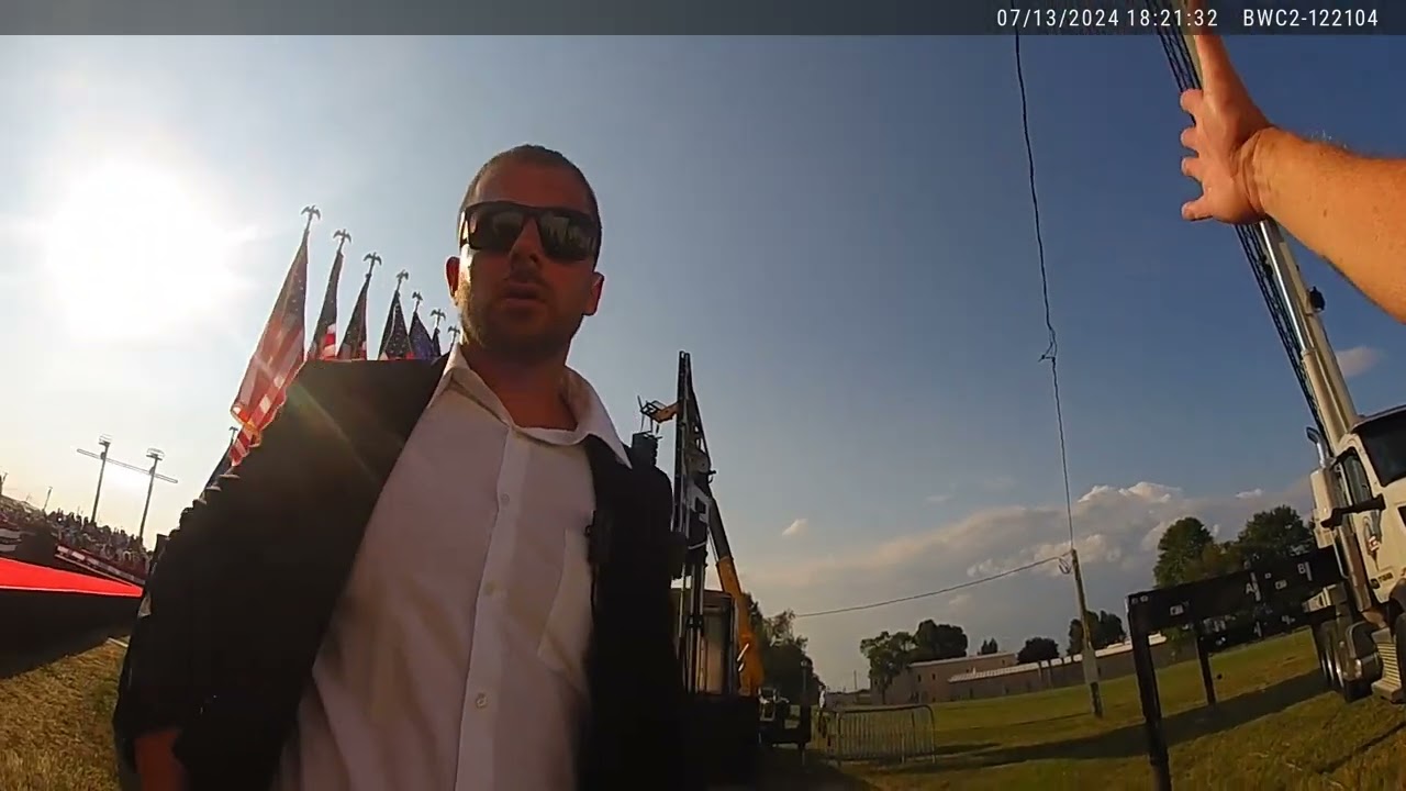 (6/8) Trump Rally (07/13/24) Butler, PA. Bodycam Footage "bwc2 122104"